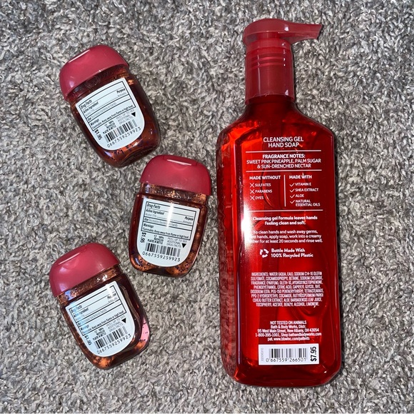 πΊππΊ Bath and Body Works Pink Pineapple Sunrise bundle - Picture 4 of 6